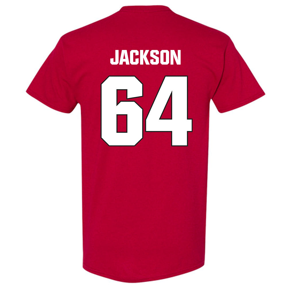 NC State - NCAA Football : Rico Jackson - Sports Shersey T-Shirt-1