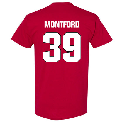 NC State - NCAA Football : Jamarion JJ Montford - Sports Shersey T-Shirt-1