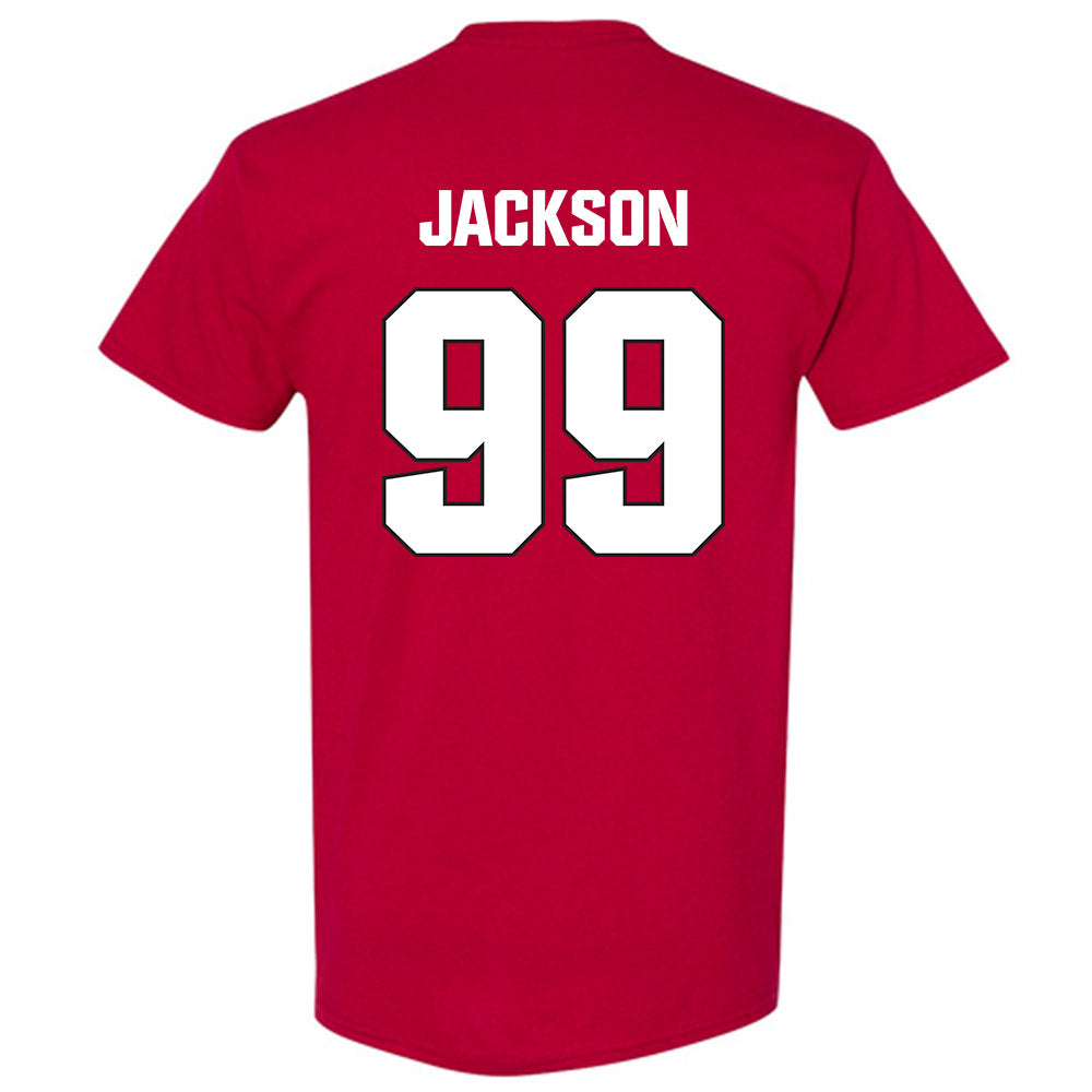 NC State - NCAA Football : Davin Jackson - Sports Shersey T-Shirt-1