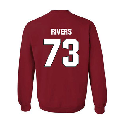 NC State - NCAA Football : Darion Rivers - Sports Shersey Crewneck Sweatshirt-1