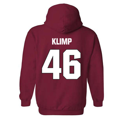NC State - NCAA Football : Ryan Klimp - Sports Shersey Hooded Sweatshirt-1