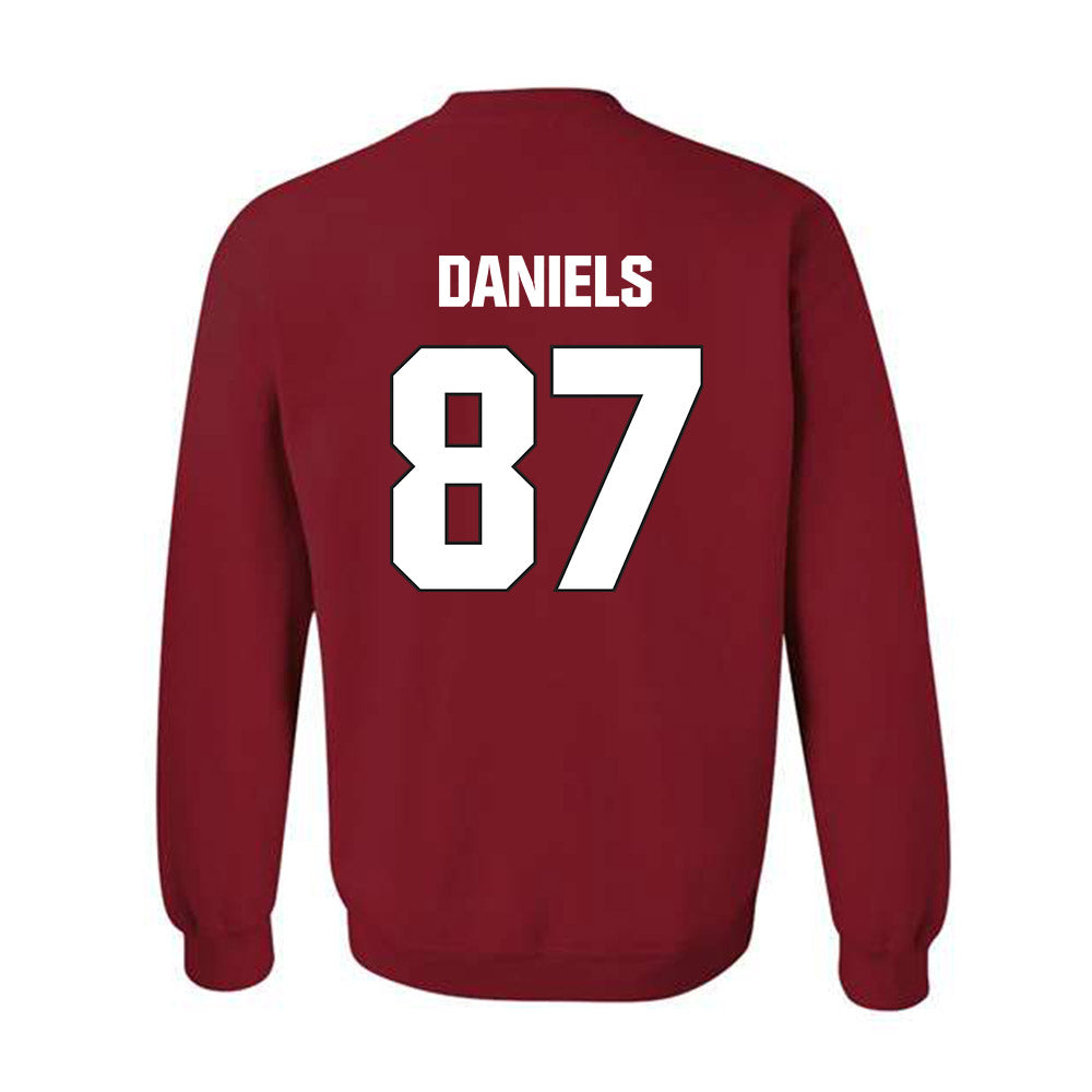 NC State - NCAA Football : Dante Daniels - Sports Shersey Crewneck Sweatshirt-1