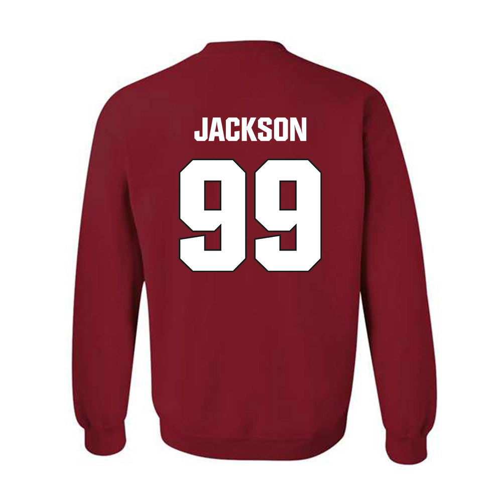 NC State - NCAA Football : Davin Jackson - Sports Shersey Crewneck Sweatshirt-1