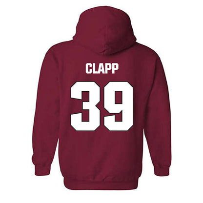 NC State - NCAA Football : Tristan Clapp - Sports Shersey Hooded Sweatshirt-1