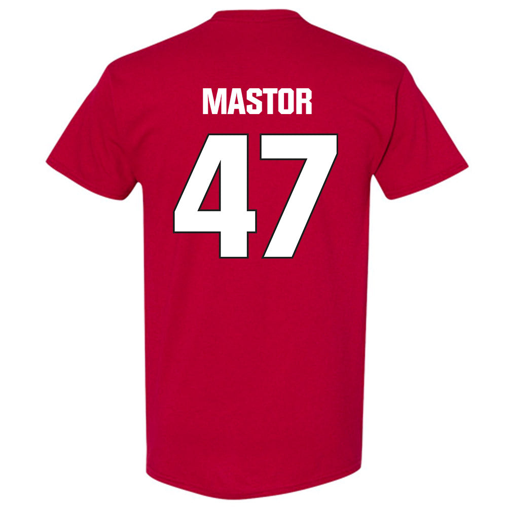 NC State - NCAA Football : Jackson Mastor - Sports Shersey T-Shirt-1