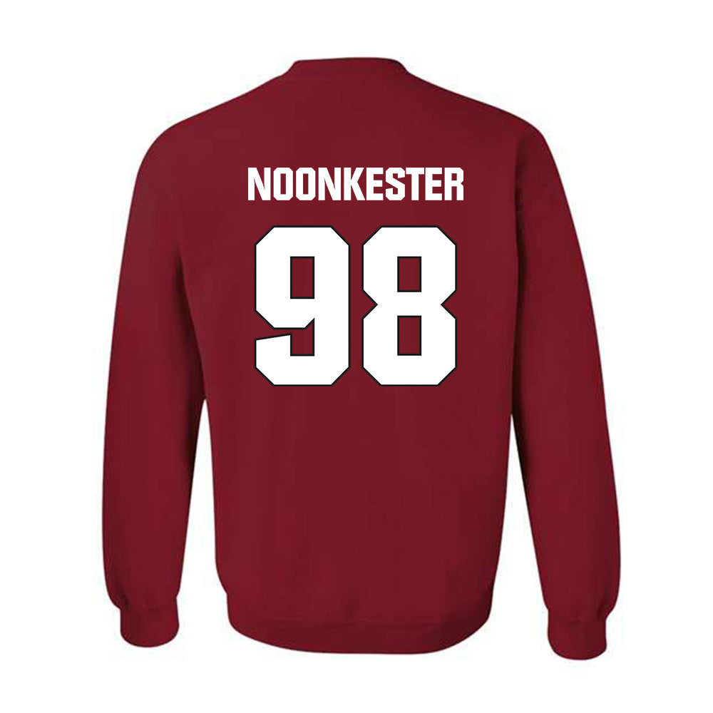 NC State - NCAA Football : Caden Noonkester - Sports Shersey Crewneck Sweatshirt-1