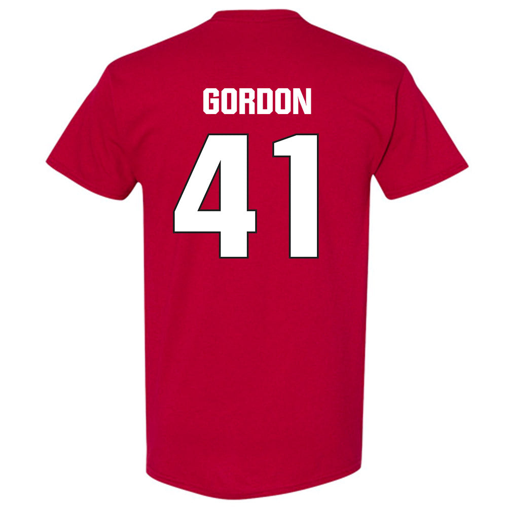 NC State - NCAA Football : Caden Gordon - Sports Shersey T-Shirt-1