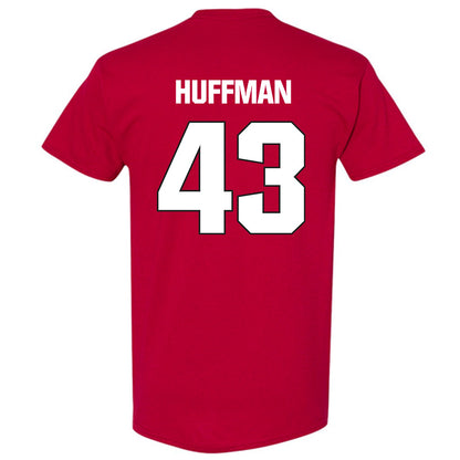 NC State - NCAA Football : Nathan Huffman - Sports Shersey T-Shirt-1