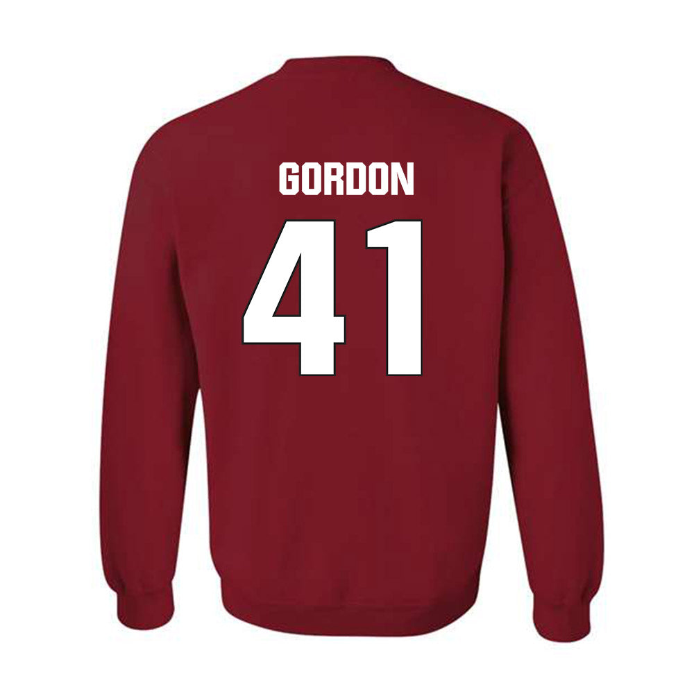 NC State - NCAA Football : Caden Gordon - Sports Shersey Crewneck Sweatshirt-1
