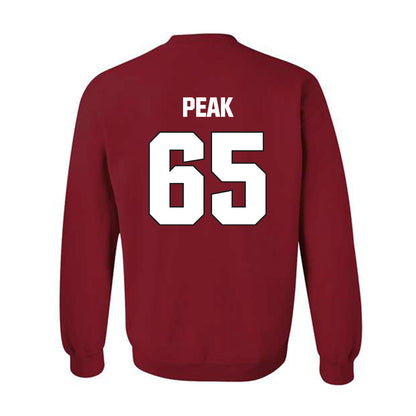 NC State - NCAA Football : Jacarrius Peak - Sports Shersey Crewneck Sweatshirt-1