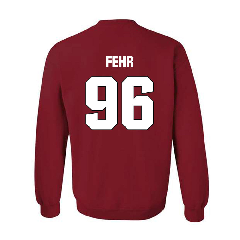 NC State - NCAA Football : Owen Fehr - Sports Shersey Crewneck Sweatshirt-1