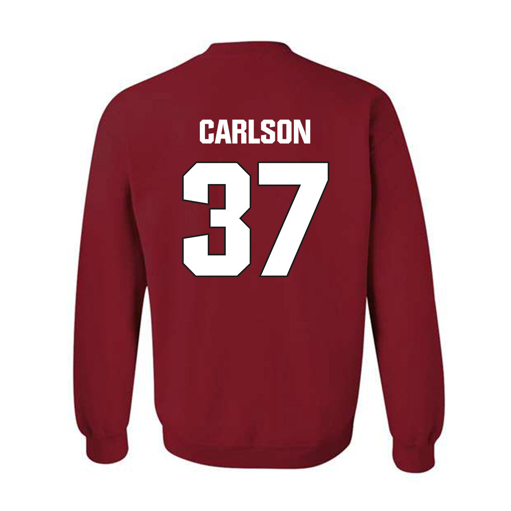 NC State - NCAA Football : Addison Carlson - Sports Shersey Crewneck Sweatshirt-1