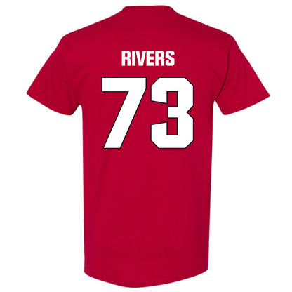 NC State - NCAA Football : Darion Rivers - Sports Shersey T-Shirt-1