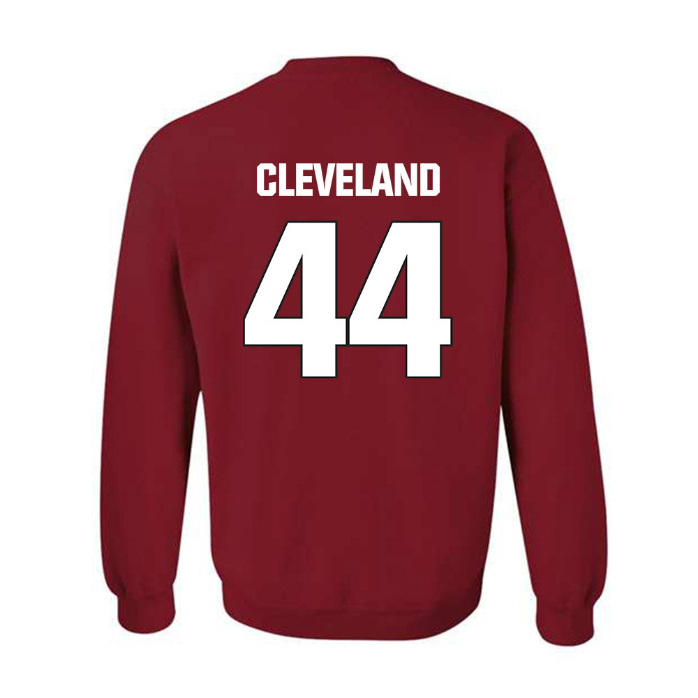 NC State - NCAA Football : Brandon Cleveland - Sports Shersey Crewneck Sweatshirt-1