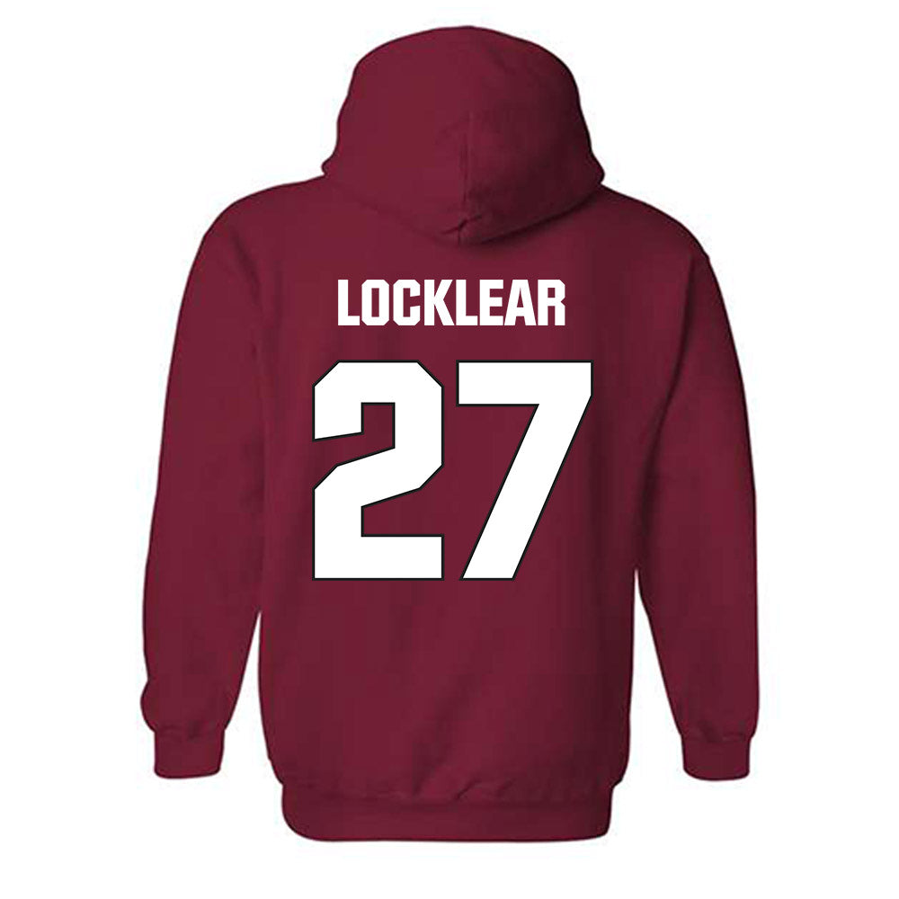 NC State - NCAA Football : Ashton Locklear - Sports Shersey Hooded Sweatshirt-1