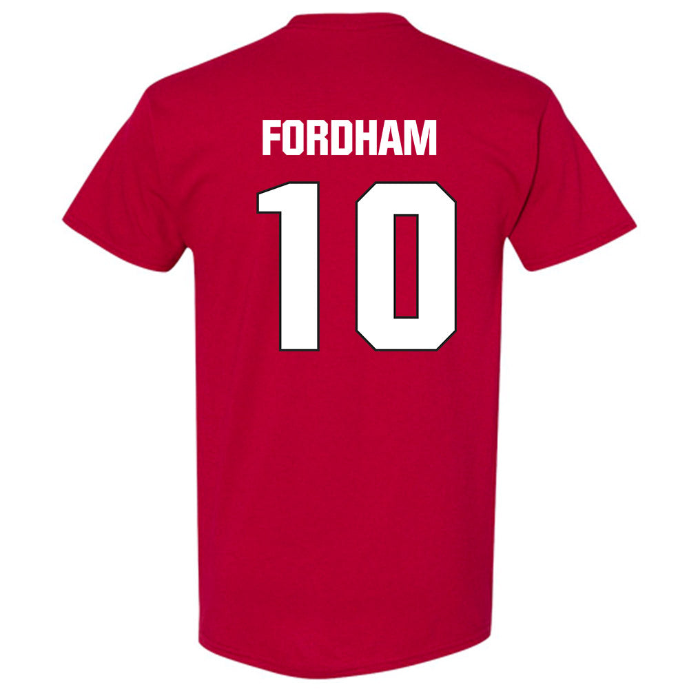 NC State - NCAA Football : Caden Fordham - Sports Shersey T-Shirt-1