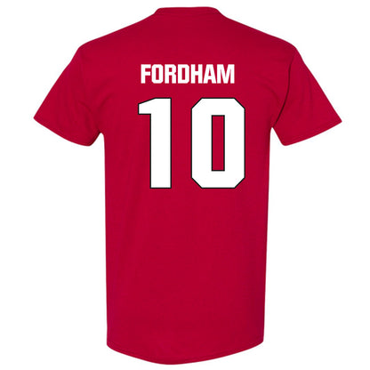 NC State - NCAA Football : Caden Fordham - Sports Shersey T-Shirt-1