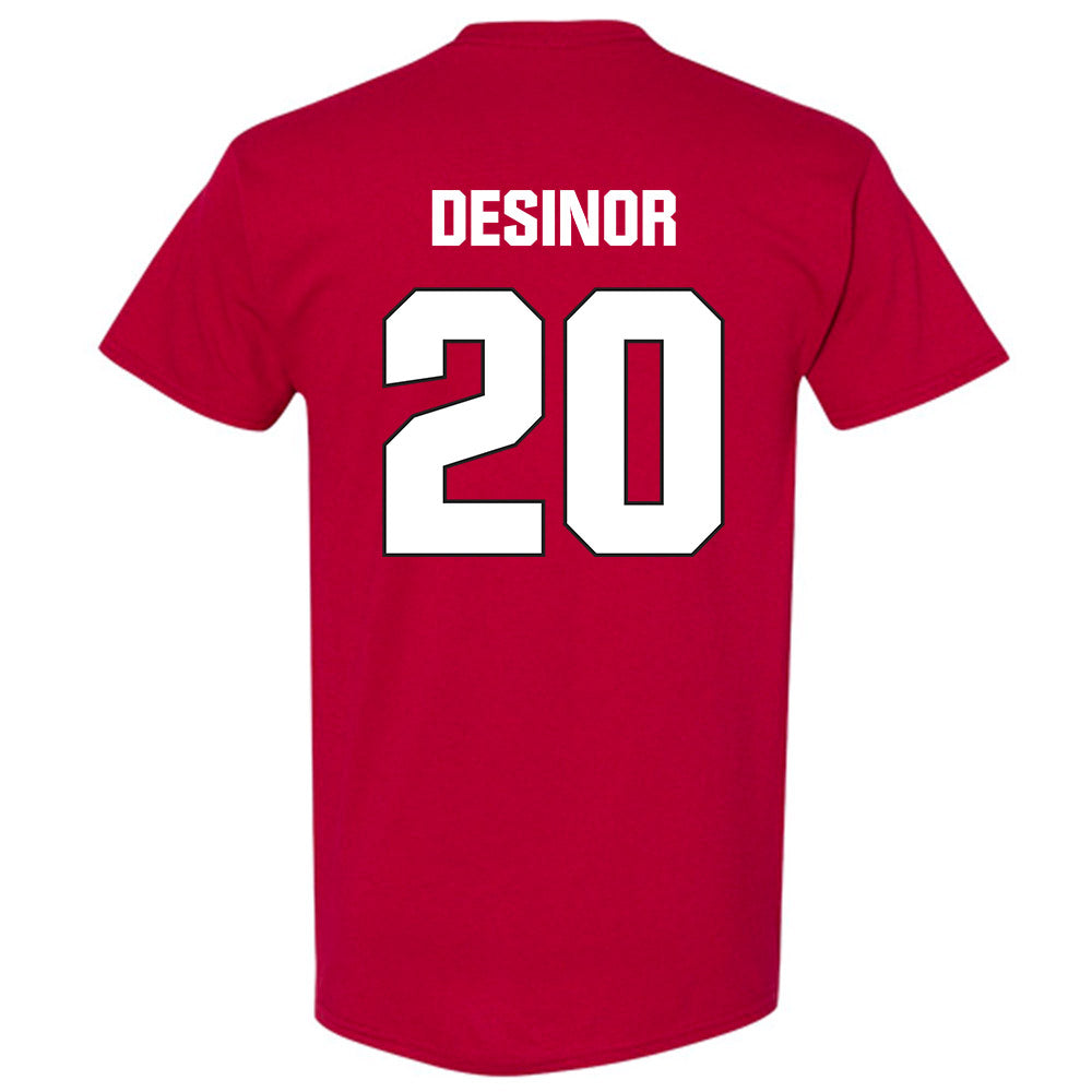 NC State - NCAA Football : Deandre Desinor - Sports Shersey T-Shirt-1