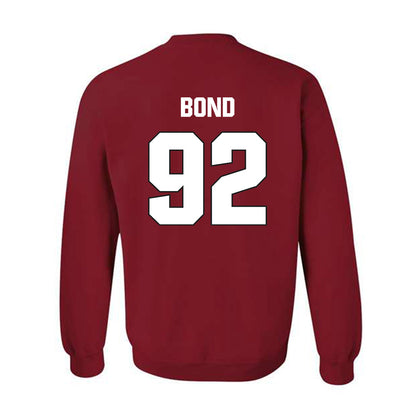 NC State - NCAA Football : Chase Bond - Sports Shersey Crewneck Sweatshirt-1
