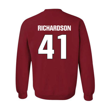 NC State - NCAA Football : AJ Richardson - Sports Shersey Crewneck Sweatshirt-1