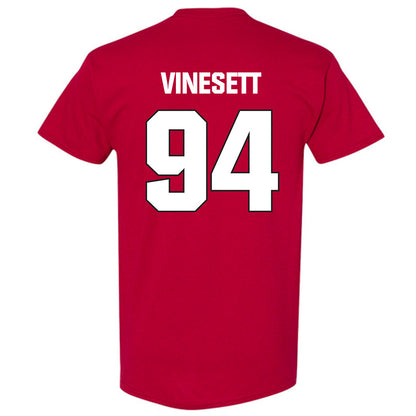 NC State - NCAA Football : Kanoah Vinesett - Sports Shersey T-Shirt-1