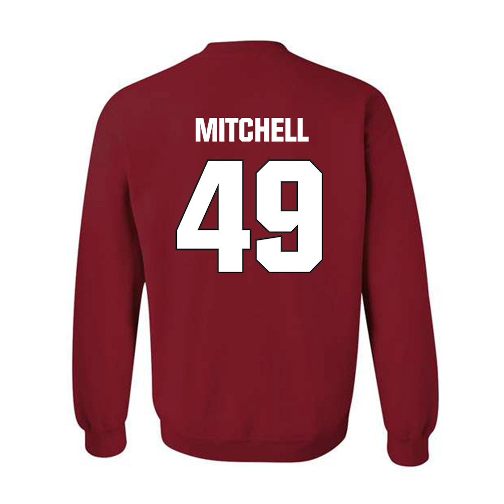 NC State - NCAA Football : Reid Mitchell - Sports Shersey Crewneck Sweatshirt-1