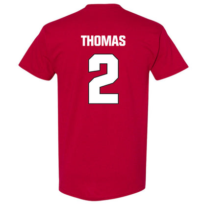 NC State - NCAA Football : Lex Thomas - Sports Shersey T-Shirt-1