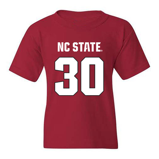 NC State - NCAA Football : Coleson Fields - Sports Shersey Youth T-Shirt-0