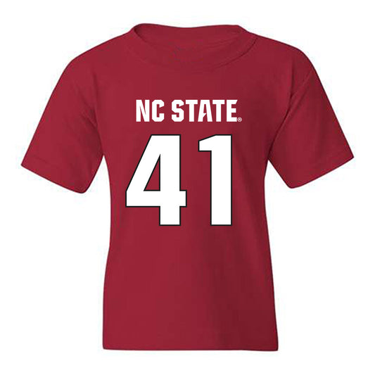 NC State - NCAA Football : Keyaan Abdul-Rahim - Sports Shersey Youth T-Shirt-0