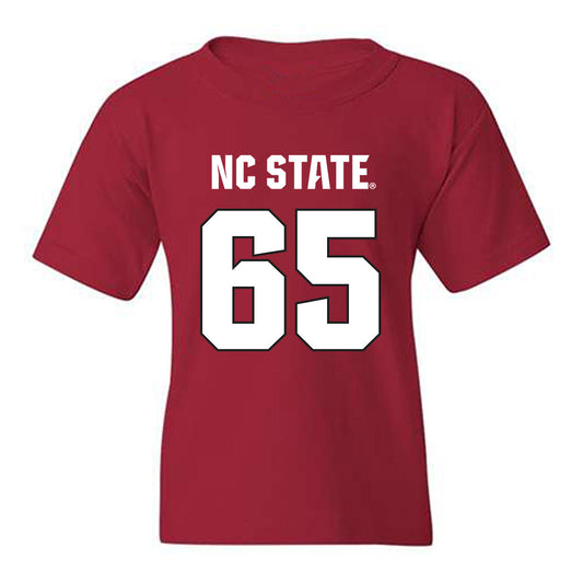 NC State - NCAA Football : Jacarrius Peak - Sports Shersey Youth T-Shirt-0