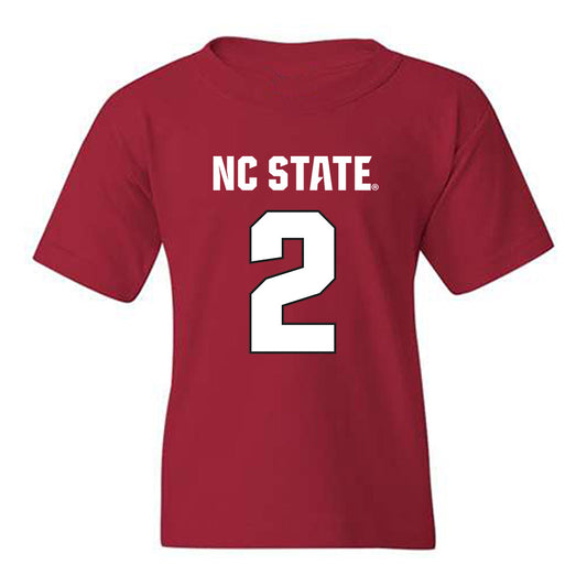 NC State - NCAA Football : Brandon Cisse - Sports Shersey Youth T-Shirt-0