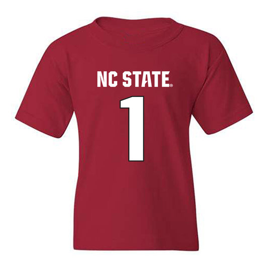 NC State - NCAA Football : Davin Vann - Sports Shersey Youth T-Shirt-0