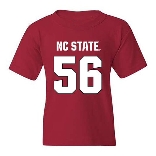 NC State - NCAA Football : Levi Temple - Sports Shersey Youth T-Shirt-0