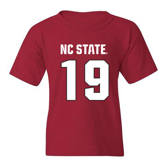 NC State - NCAA Football : Bishop Fitzgerald - Sports Shersey Youth T-Shirt-0