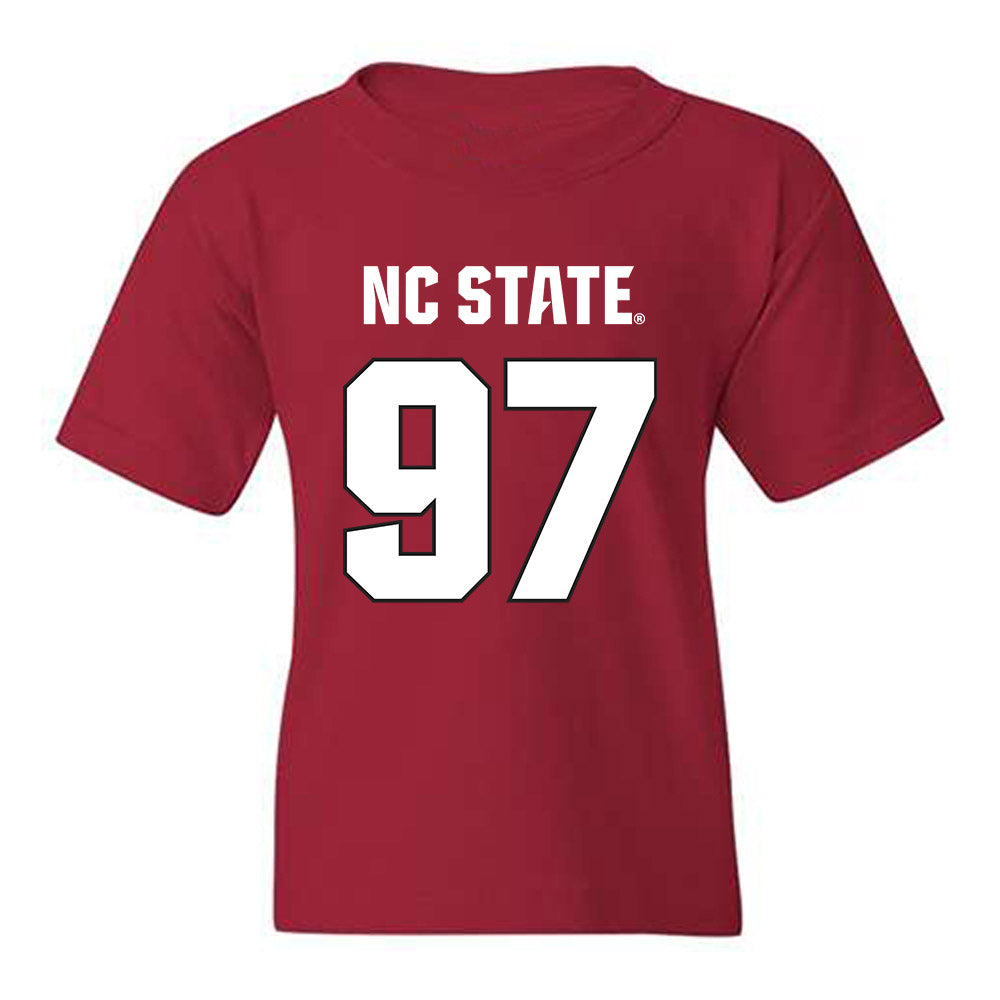 NC State - NCAA Football : Cristian Harthan - Sports Shersey Youth T-Shirt-0