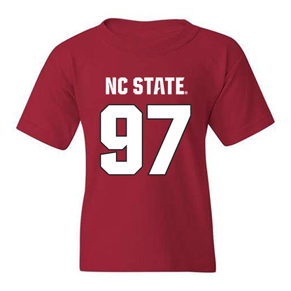NC State - NCAA Football : Cristian Harthan - Sports Shersey Youth T-Shirt-0