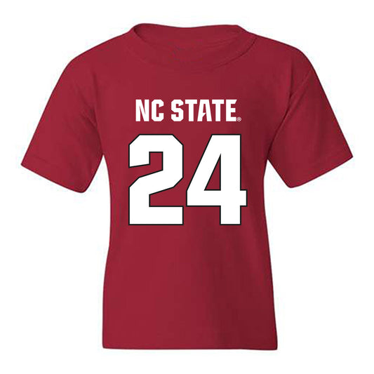 NC State - NCAA Football : Zack Myers - Sports Shersey Youth T-Shirt-0