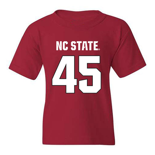 NC State - NCAA Football : Josh Alexander-Felton - Sports Shersey Youth T-Shirt-0