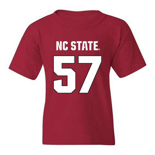 NC State - NCAA Football : Steven Stokes - Sports Shersey Youth T-Shirt-0