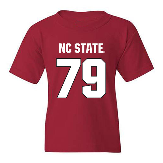 NC State - NCAA Football : Kamen Smith - Sports Shersey Youth T-Shirt-0