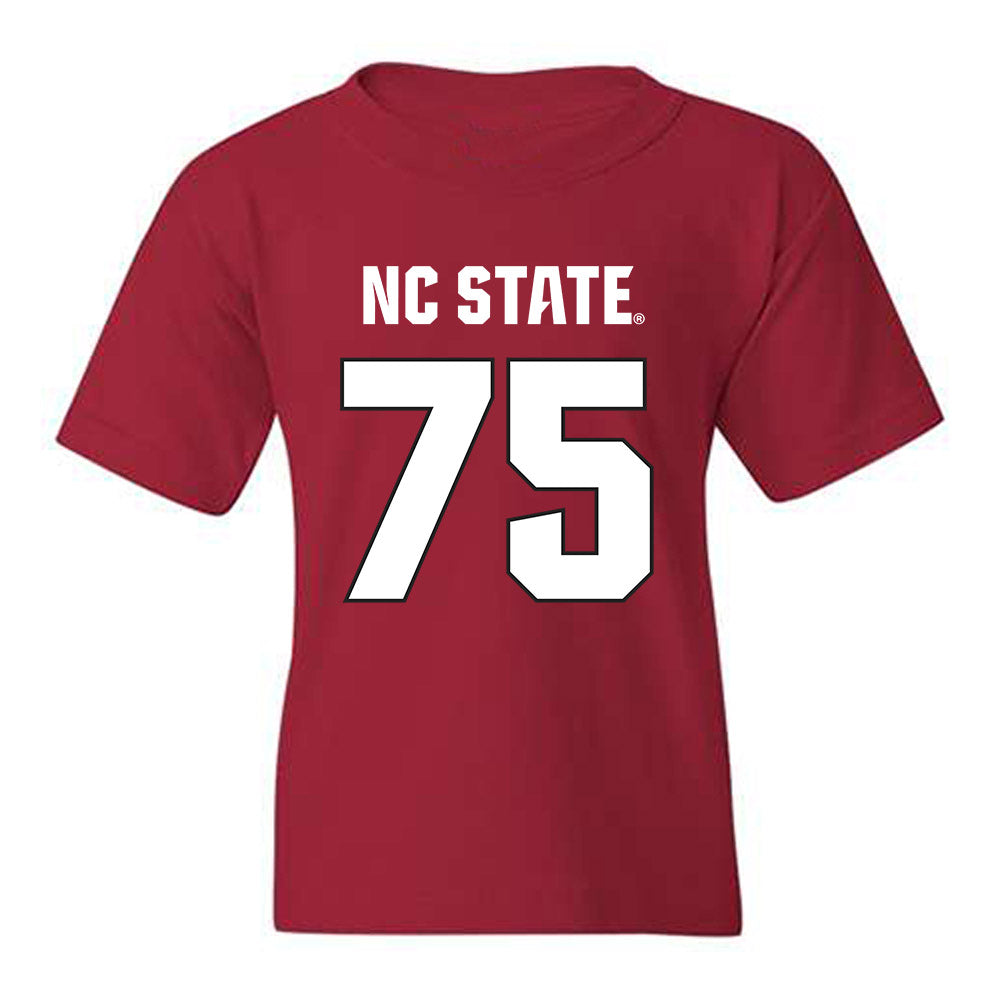 NC State - NCAA Football : Anthony Carter Jr - Sports Shersey Youth T-Shirt-0