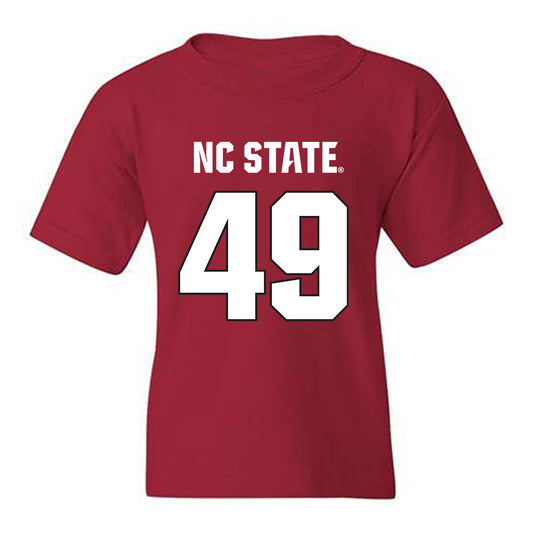 NC State - NCAA Football : Aiden Hollingsworth - Sports Shersey Youth T-Shirt-0