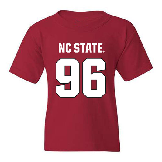 NC State - NCAA Football : Owen Fehr - Sports Shersey Youth T-Shirt-0