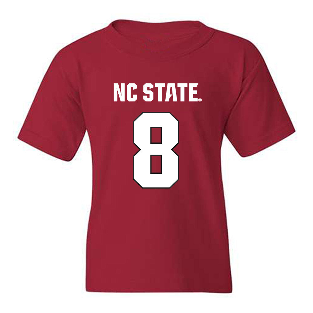 NC State - NCAA Football : Keenan Jackson - Sports Shersey Youth T-Shirt-0