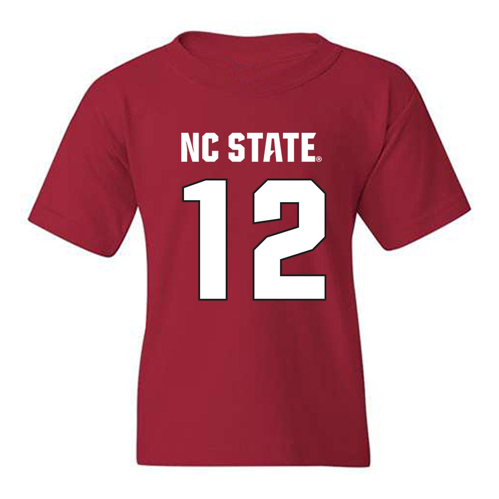 NC State - NCAA Football : Elijah Groves - Sports Shersey Youth T-Shirt-0