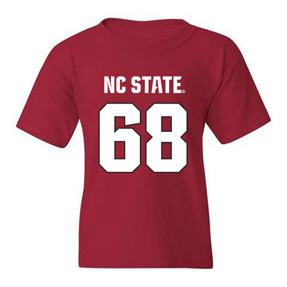 NC State - NCAA Football : Luke Peters - Sports Shersey Youth T-Shirt-0