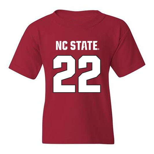 NC State - NCAA Football : Robert Shockey - Sports Shersey Youth T-Shirt-0