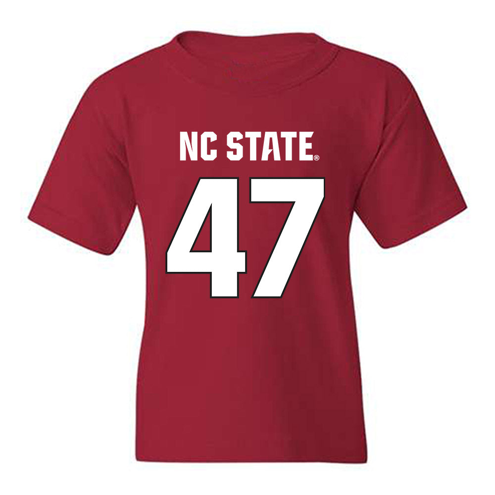 NC State - NCAA Football : Adrian Farrow - Sports Shersey Youth T-Shirt-0