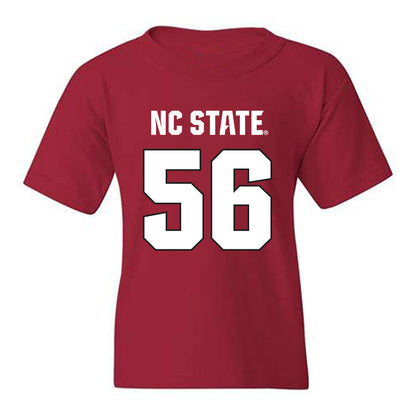 NC State - NCAA Football : Omarian Abraham - Sports Shersey Youth T-Shirt-0