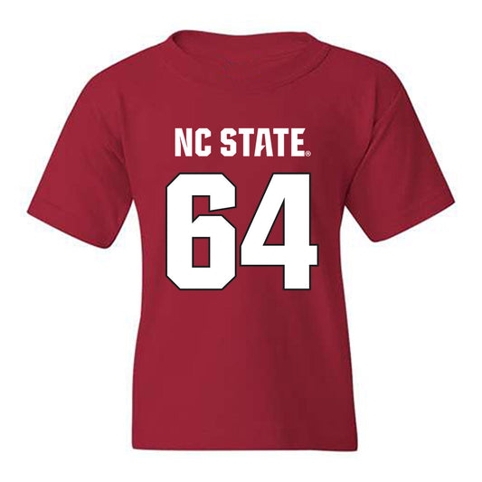 NC State - NCAA Football : Rico Jackson - Sports Shersey Youth T-Shirt-0